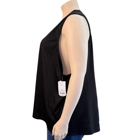 Woman's Xersion Quick-Dry Sleeveless Athletic Shirt Size 5X in Black - Picture 3 of 10